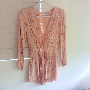 Flynn Skye Small romper with tie detail! Perfect for the summer!